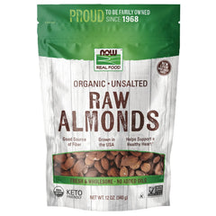 Organic Unsalted Raw Almonds