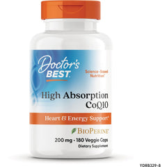 High Absorption CoQ10 with BioPerine 200mg Veggie Caps
