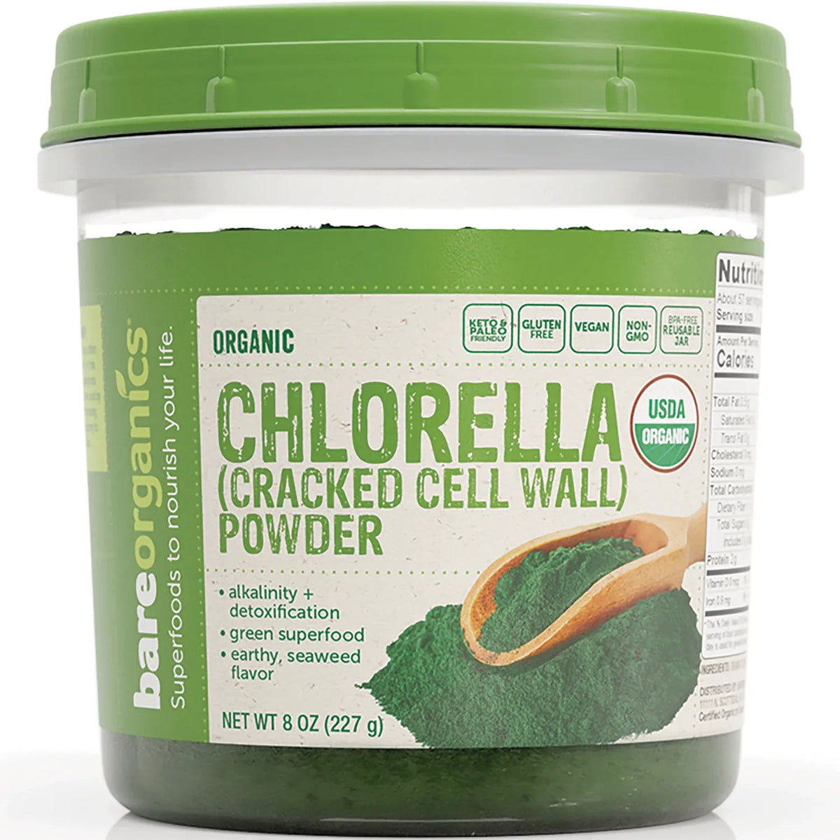 Organic Chlorella (Cracked Cell Wall) Powder