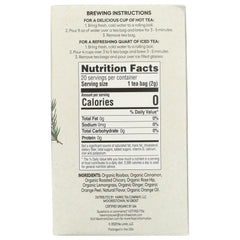 Organic Herbal Tea - Sweet Cinnamon Spice