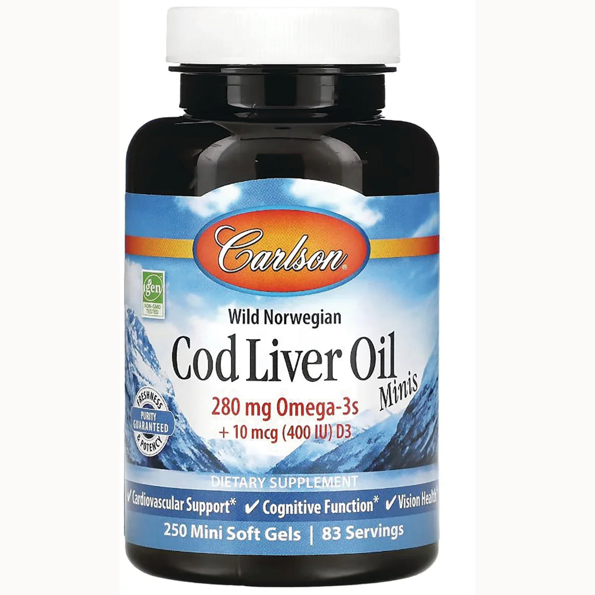 Wild Norwegian Cod Liver Oil Minis