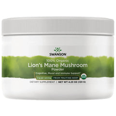 100% Organic Lion's Mane Mushroom Powder