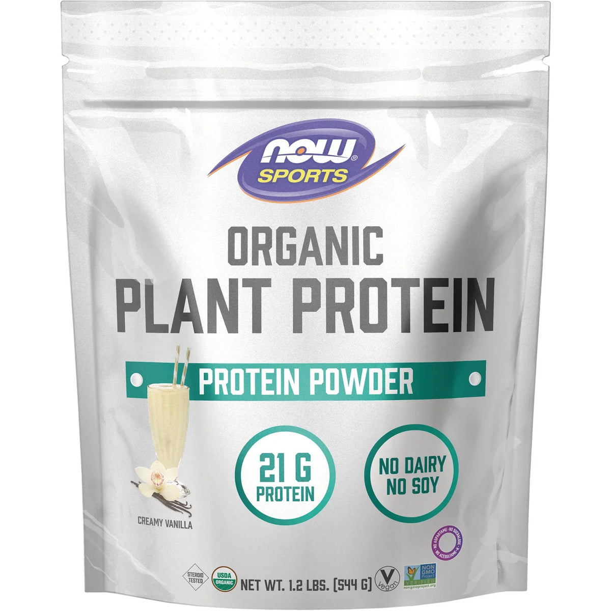 Organic Plant Protein Powder - Creamy Vanilla